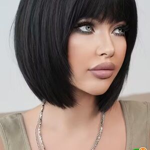 Elegant Black Bob Wig